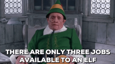 Elf Dad Explaining The Job GIF