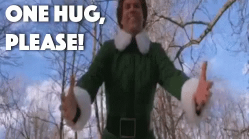 Elf Dad Hug GIF