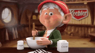 Elf Dad Mixing Bowl GIF