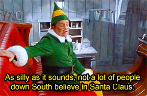 Elf Dad Santa's Sleigh GIF