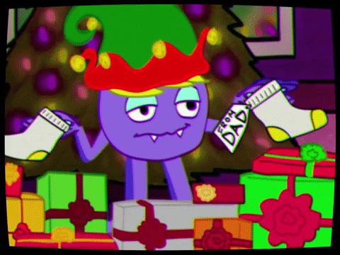 Elf Dad Surprise Gift GIF