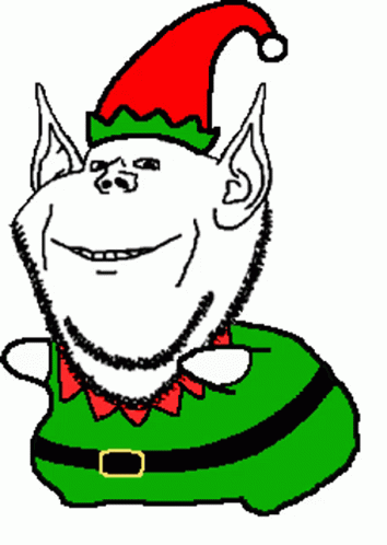 Elf Dancing Big Face GIF
