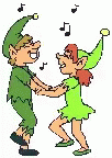 Elf Dancing Boy And Girl GIF