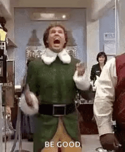 Elf Meme Be Good Christmas Is Coming GIF