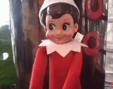 Elf On The Shelf Moving Creepy Gaze GIF