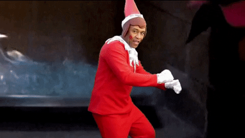 Elf On The Shelf Moving Dancing Running Man GIF