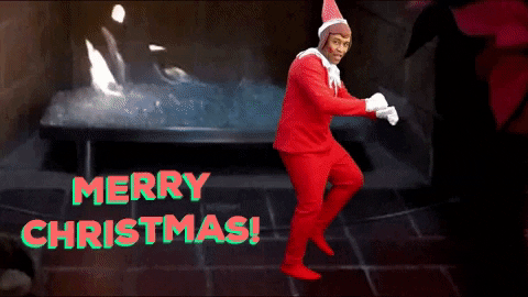Elf On The Shelf Moving Running Man Dance GIF