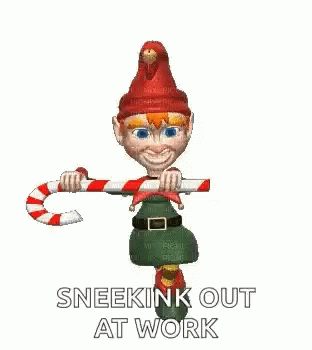 Elf On The Shelf Moving Sneaking Out GIF