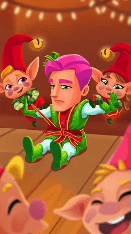 Elf Santa And His Family GIF