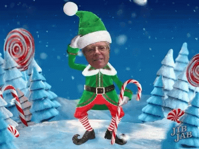Elf Santa Dancing GIF