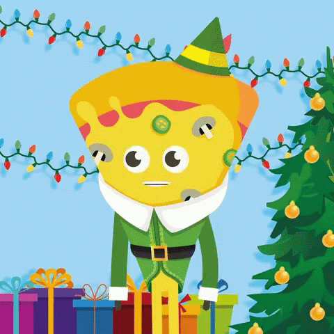 Elf Santa Shouting Santa GIF