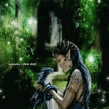 Elf With A Dragon GIF