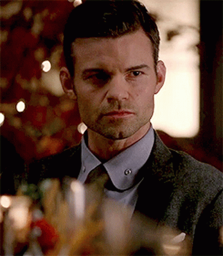 Elijah Mikaelson Vampire Diaries Dinner GIF