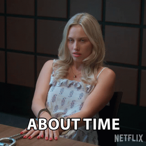 Elinor Fairmont Probed And Replied About Time GIF