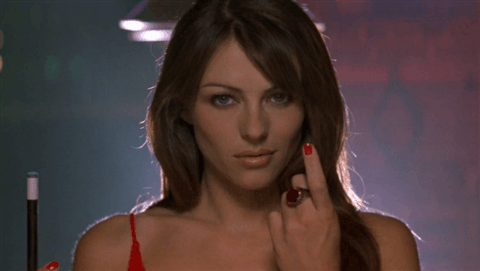 Elizabeth Hurley Seductive GIF