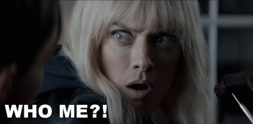 Elizabeth Kane Who Me GIF