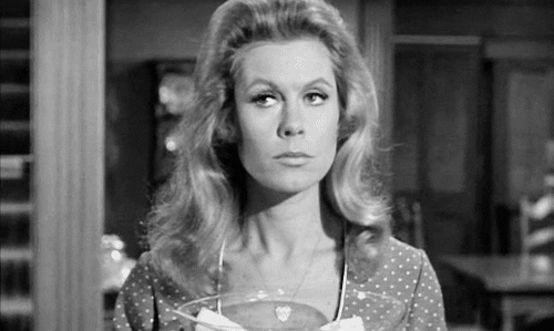 Elizabeth Montgomery Drinking Cocktail GIF