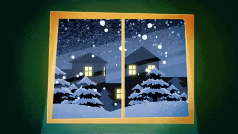 Ella Fitzgerald Frosty The Snowman Window GIF