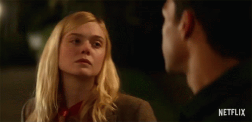 Elle Fanning Annoyed Upset Violet Markey GIF