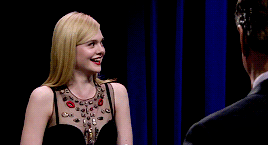 Elle Fanning Laughing Funny Reaction GIF