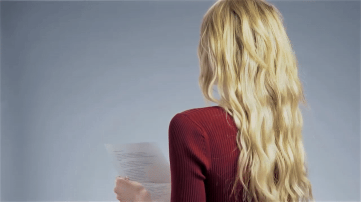 Elle Fanning Smiling Turn Around GIF