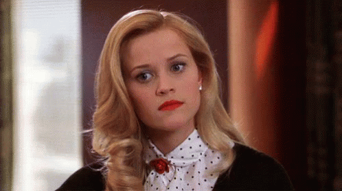 Elle Woods Being Suspicious GIF