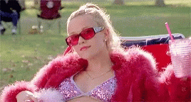 Elle Woods Everything In Pink Relaxing GIF