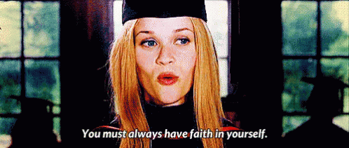 Elle Woods Faith In Yourself GIF