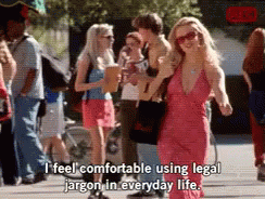 Elle Woods Happily Walks Around GIF