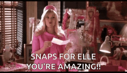 Elle Woods In Very Pink GIF