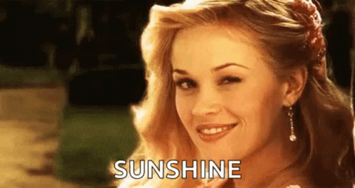 Elle Woods Smiling On Sunshine GIF