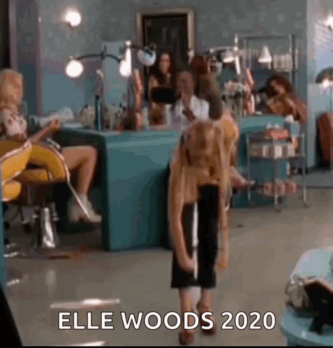 Elle Woods Trying To Impress GIF