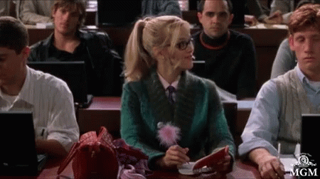 Elle Woods Wearing Glasses GIF