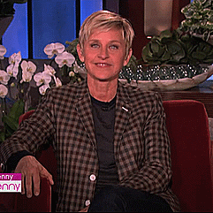 Ellen Degeneres Agree While Seating GIF
