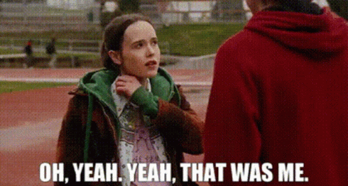 Ellen Page Confirmed It Was Me GIF