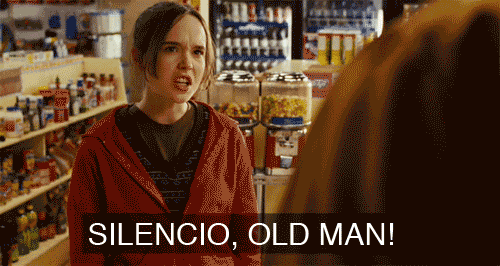 Ellen Page Speaking Spanish Silencio GIF