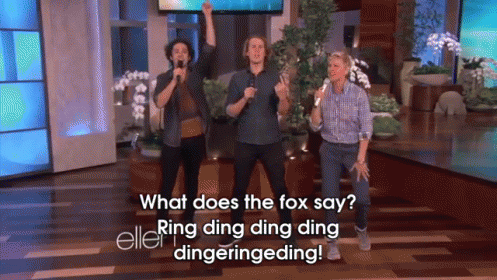 Ellen Singing Dancing Ding Ding Ding GIF