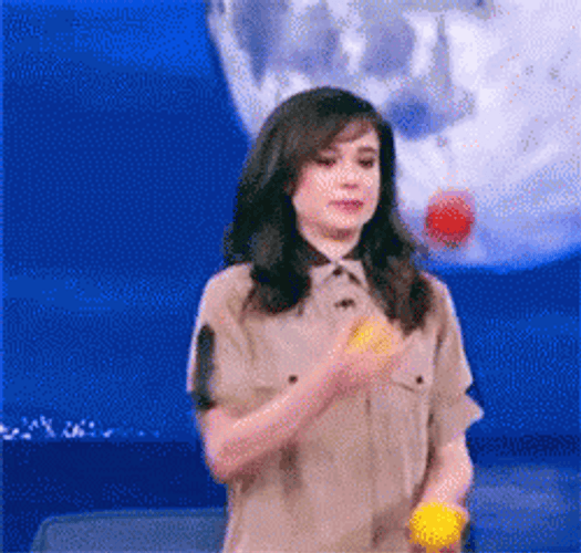 Elliot Page Juggling Balls GIF