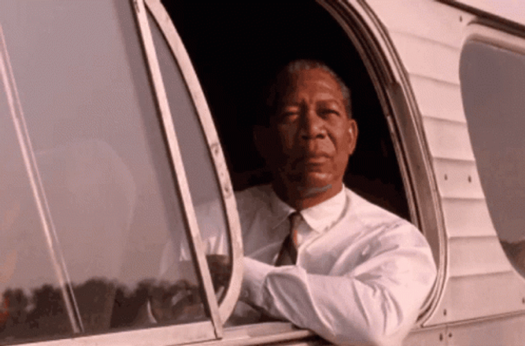 Ellis Boyd Redding On The Window Shawshank Redemption GIF
