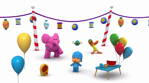 Elly And Pocoyo Dancing GIF