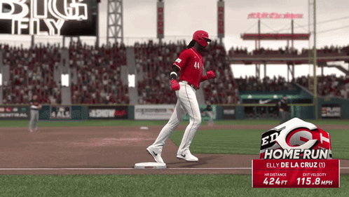 Elly De La Cruz Baseball Player Running GIF