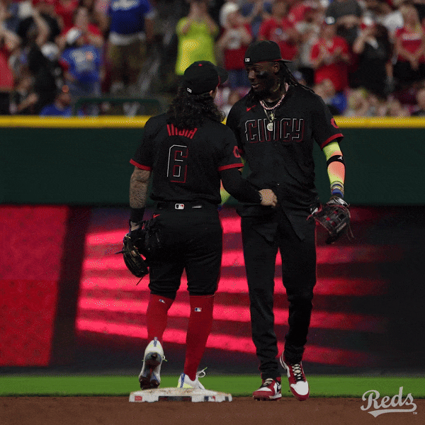 Elly De La Cruz Hug His Friend GIF