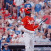 Elly De La Cruz Throws Baseball Bat GIF
