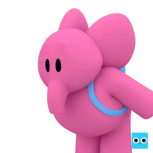 Elly Laughing Pocoyo Animated Series GIF