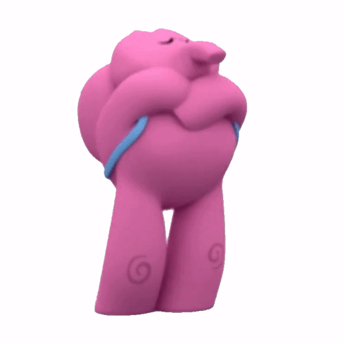 Elly Pink Elephant Tantrums Pocoyo GIF