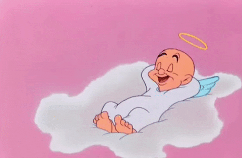 Elmer Fudd In Heaven GIF