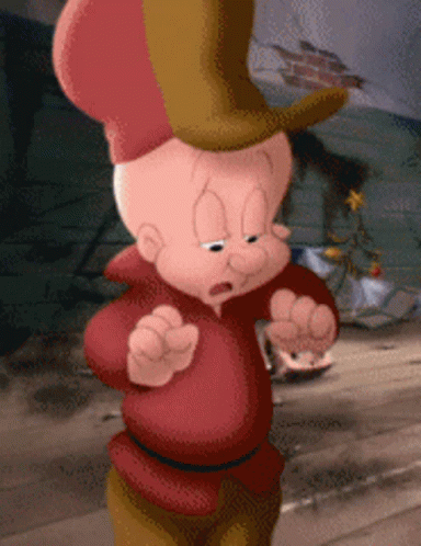 Elmer Fudd Spit GIF