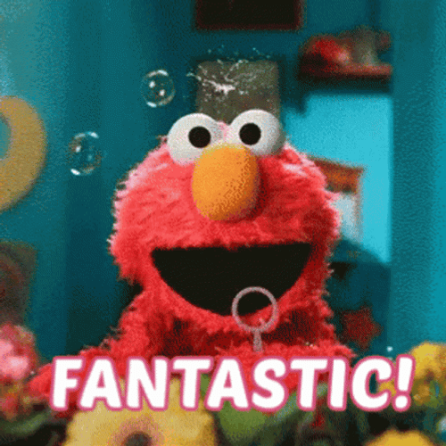 Elmo Amazed Fantastic GIF