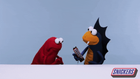Elmo Bites Sneakers GIF