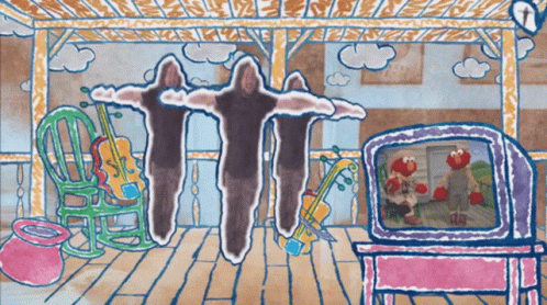 Elmo Dancing In The Tv Show GIF